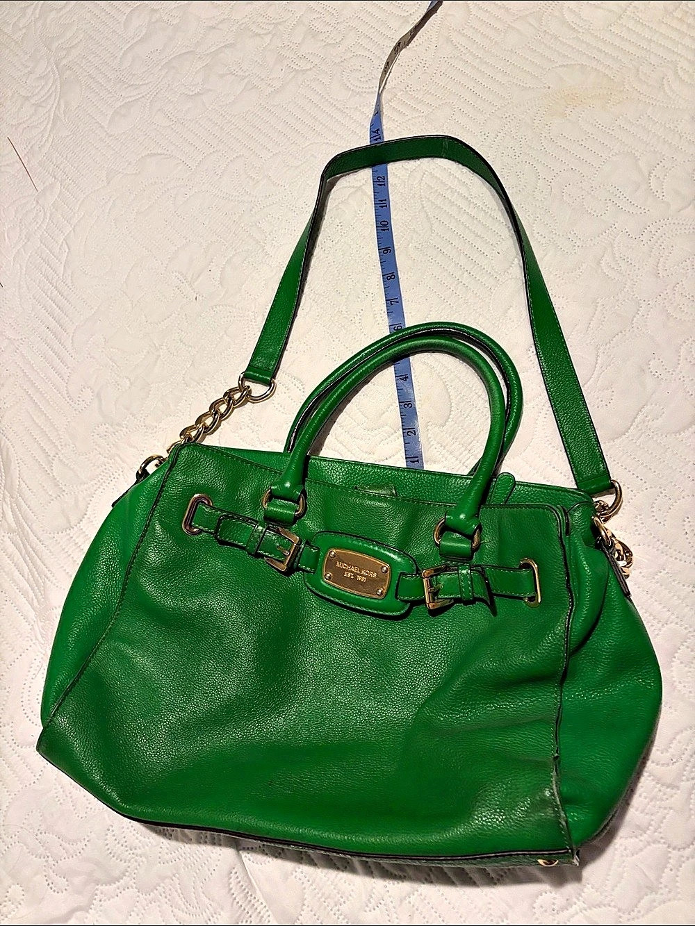 Michael Kors Green Satchel